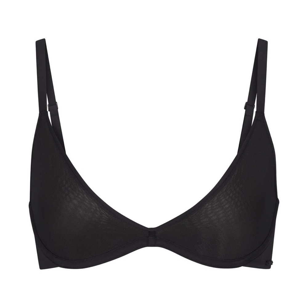 SKIMS- NWT Weightless SCOOP BRA size 32C in ONYX